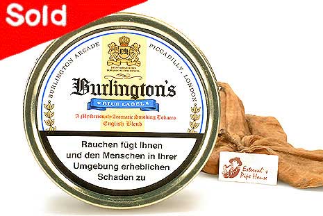 Dixon & Hamilton Burlingtons Blue Label Pfeifentabak 50g Dose